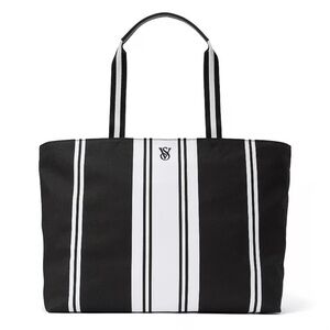 NWT Victoria’s Secret stripe logo tote/travel bag